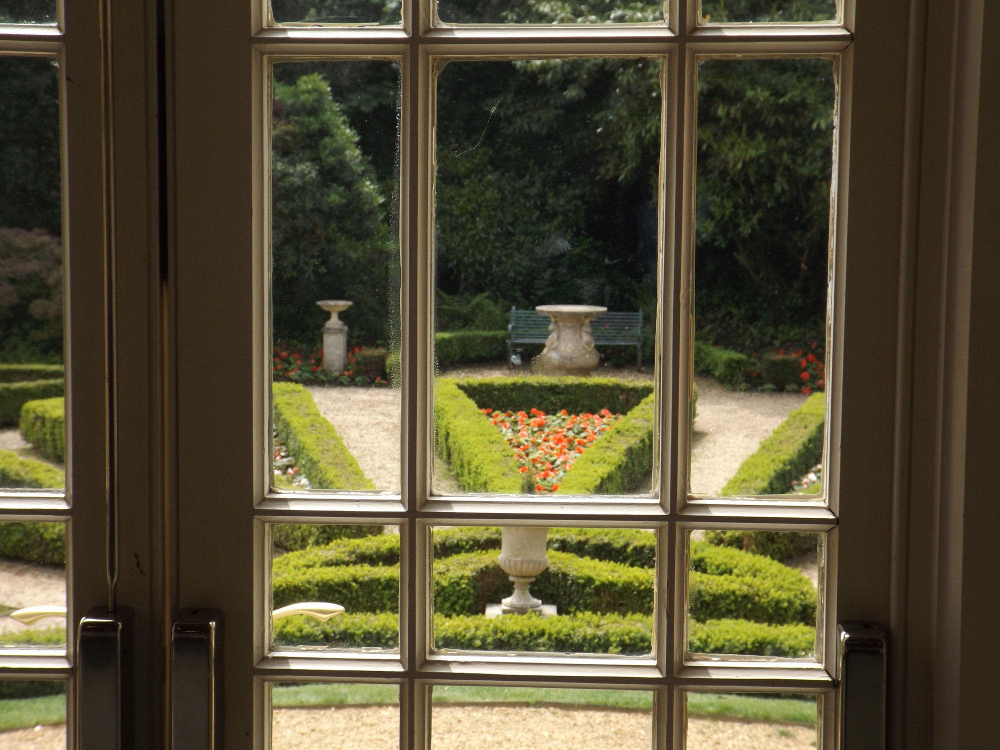 A view of the garden today
